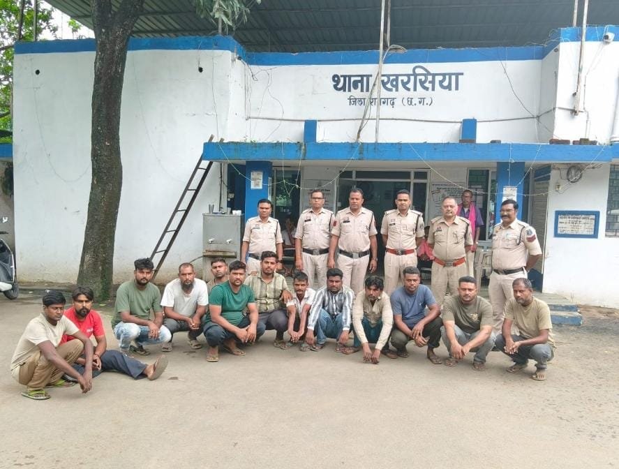 ग्राउंड-लेवल पर एक्शन में खरसिया पुलिस सुरक्षा से कोई समझौता नहीं